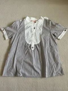 Ray beams ストライプ 半袖シャツ