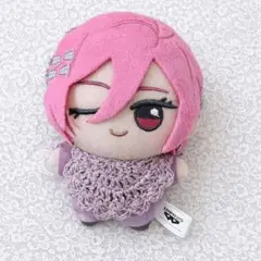 ぬい服　ヘッドドレス　スタイ　2点セット　ピンク　レース　ラメ　ちびぐるみ