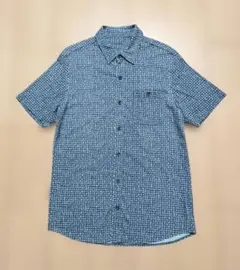 L.L.Bean 半袖シャツ 総柄 Mサイズ オーガニックコットン100のサムネイル