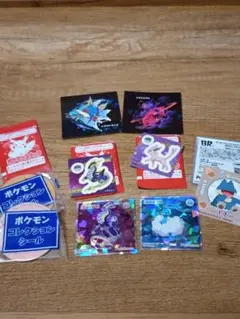 【匿名配送】ポケモン キャラクターシール 12枚セット　初代　レア 匿名配送】ポケモン キャラクターシール 12枚セット 初代 レア
