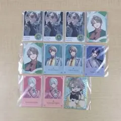 ❶にじさんじ VΔLZ ろふまお 甲斐田晴 チェキ風カード ステッカー 11枚