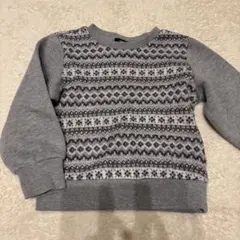 COMME CA ISM グレー セーター 110A