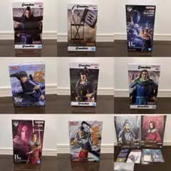 ジャンプ系等 プライズ フィギュア まとめ売り 17点 キングダム 鬼滅の