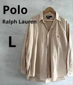 美品　ポロ　ラルフローレン　メンズ　長袖　シャツ　L 61