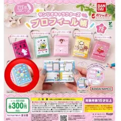 ウサハナ プロフィール帳 豆ガシャ本 サンリオキャラクターズ