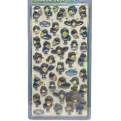 残りわずか　3Dシール　立体シール　ぷっくり　ハシビロコウ　鳥