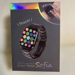 2.0インチ タッチスクリーン スマートウォッチ Sofia 本体　ブラック