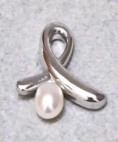 TASAKI田崎真珠　パール　SILVER　ネックレストップ　C2605