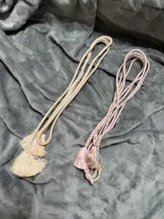 房付き帯締め ピンク系 2本セット