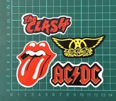 ステッカー レジェンドロックバンド 4枚セット