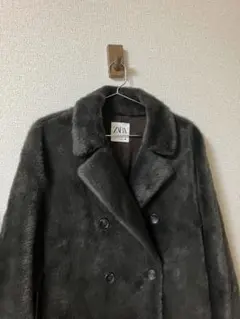 ZARA ファーコート ロングコート