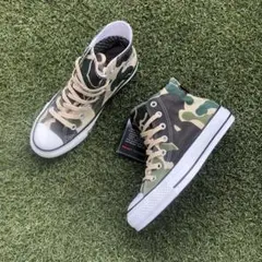 新品23 コンバース オールスター100ゴアテックス ハイ 83カモ　HW470