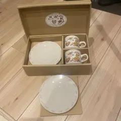 昭和時代レトロ品　新品未使用　 テディベア ティーカップ・ソーサー セット
