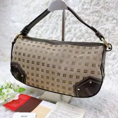 【希少】BALLY バリー ワンショルダー バッグ 総柄 シグネチャー ロゴ