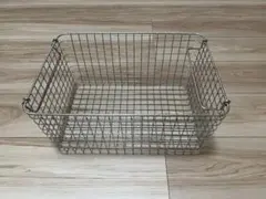 無印良品 ステンレスワイヤーバスケット4
