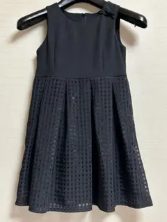 コムサイズム　キッズ　セレモニー　ワンピース　黒　110センチ