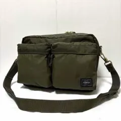 【希少】廃番 PORTER ポーター タンカー ウエストバッグ セージグリーン PORTER - PORTER ポーター TANKER タンカー ウエストバッグ セージ