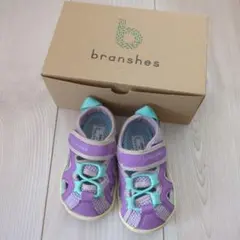 branshes サンダル 13.5cm 紫と水色
