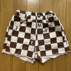 リトルウィークエンド　100 半ズボン チェック柄