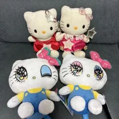 ハローキティ ぬいぐるみ 4点セット 星座ドール せきやゆりえコラボ