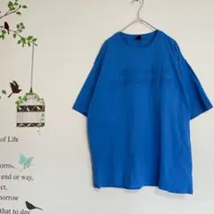 Dazy /立体ロゴ Tシャツ ブルー 単色 Mのサムネイル