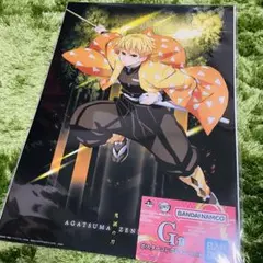 鬼滅の刃 一番くじ ポスター 我妻善逸　ビジュアルシート　雷の兄弟