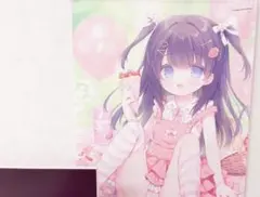 ♡ うさ城まに タペストリー いちご ♡