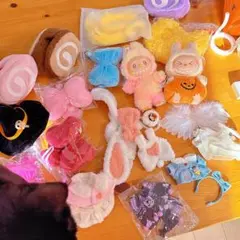 POPMART まとめ売り 14点＋小物付きLABUBU 着せ替えセット