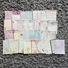 可愛いデザインのメモ帳セット 30枚以上