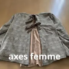 axes femme チェック柄 長袖トップスのサムネイル
