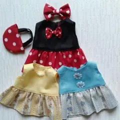 1982.専用ページメルちゃん ソランちゃん 服 ワンピース ハンドメイド