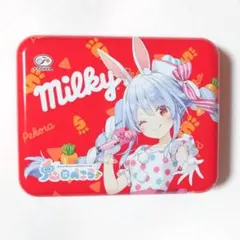 兎田ぺこら 不二家 ミルキー缶 milky