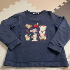 familiar 刺繍デザイン トレーナー 110