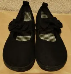 18cm キッズフォーマルシューズ 黒 リボン付 内側チェック柄,入学式,発表会