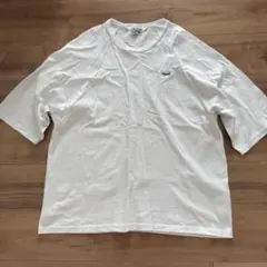 フリークスストアTHE FOX 半袖Tシャツ 白 ワンポイントロゴ M