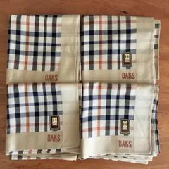 DAKS ハンカチ 4枚セット新品未使用