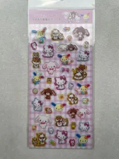 サンリオキャラクターズ ラメ入り樹脂もりシール 平成デザイン　正規品