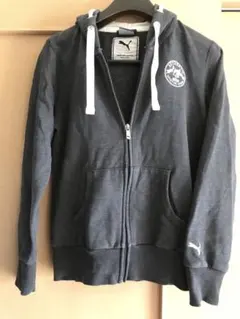 PUMA パーカー グレー レディース