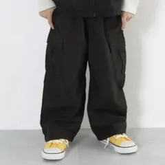 試着のみ◇devirock 水はじく ドローコード カーゴパンツ◇130cm