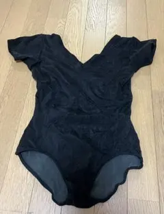 Chacott ブラック Vネック レオタード