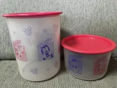 Tupperwareディズニー 保存容器 大小2個