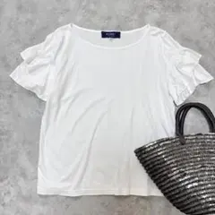 M'S GRACY フリルスリーブ ブラウス 40 白 トップスのサムネイル