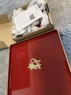 お食い初め用 赤いトレイ