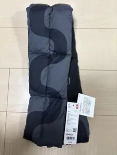 【新品】ユニクロ　マリメッコ　marimekko　パデッドマフラー　グレー