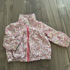 花柄ジップアップアウター