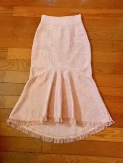 ツイードマーメイドスカート