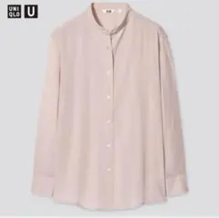 値下げ‼️ スタンドカラーシアーシャツ GU ユニクロ シアーシャツ ブラウス