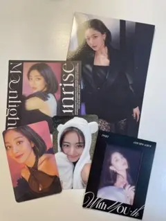 TWICE ジヒョ　トレカ・フォトカードセット