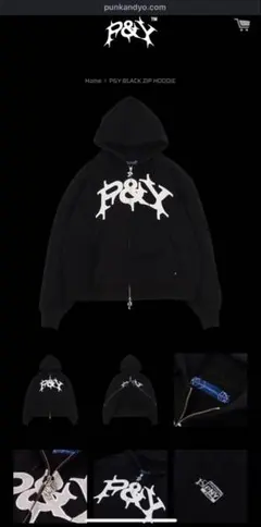 punkandyoジップパーカー S 最安値 punkandyo ジップパーカー S - メルカリ