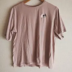 くすみピンク　マイメロ&クロミ　半袖Tシャツ